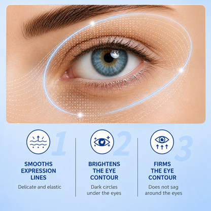 Crema para los ojos y masajeador eléctrico